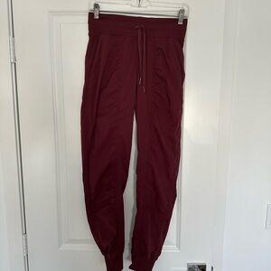 Burgundy Jogger Pants